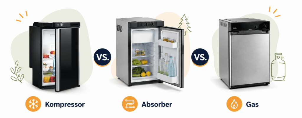 Camper Kuehlschrank Varianten
